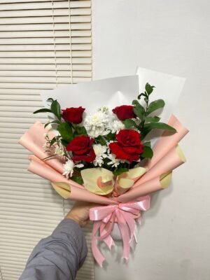 Red Rose Medium Bouquet -Palembang