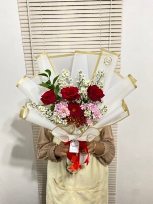 Red White Bouquet (Standart)